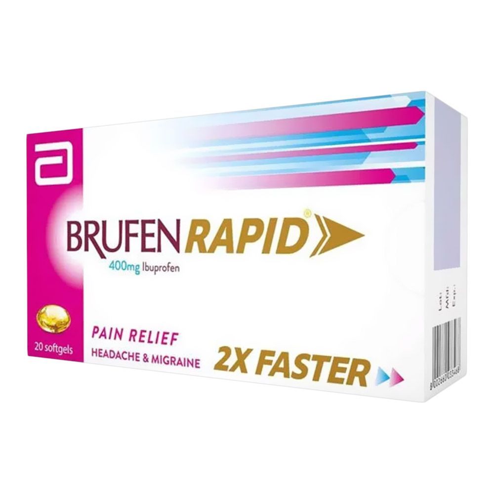 Brufen Rapid 400 mg Softgels 20&#039;s