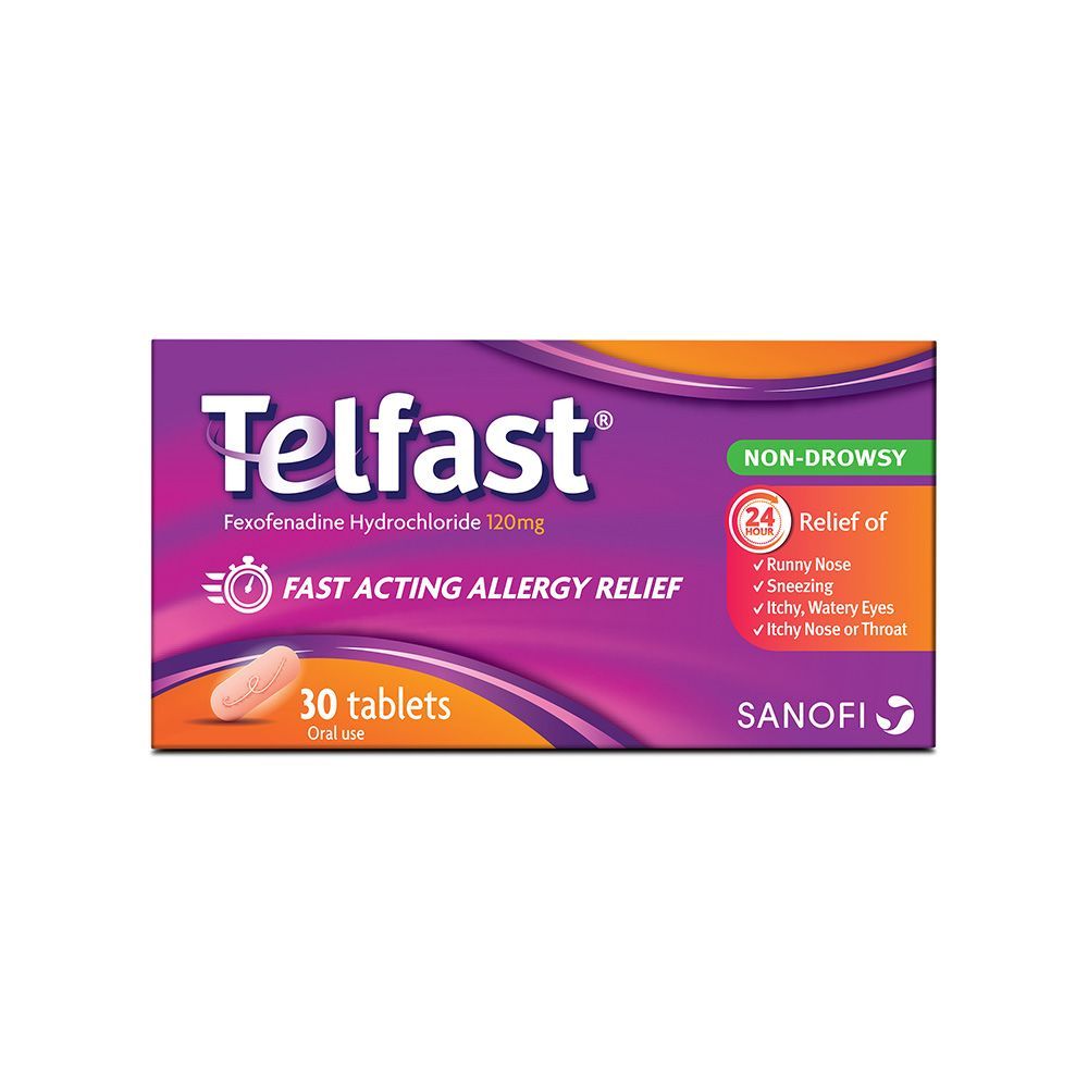 Telfast 120 mg Tablets 30&#039;s