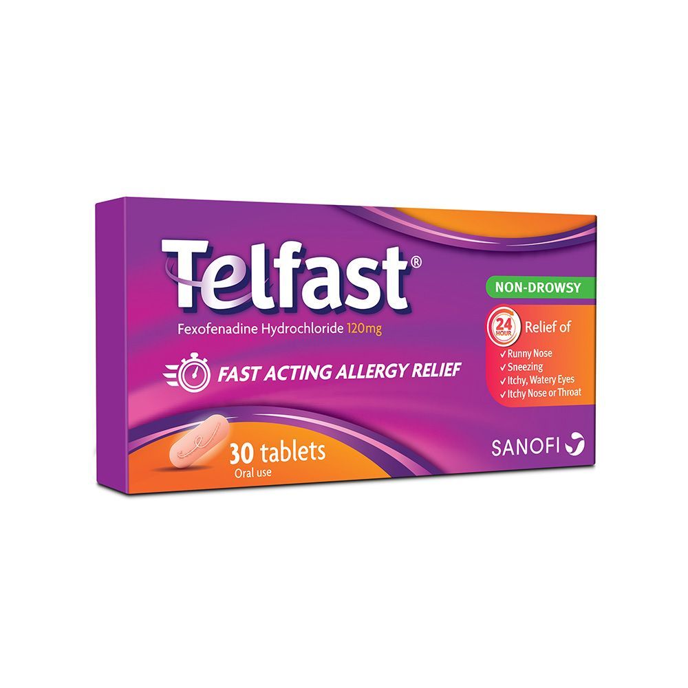 Telfast 120 mg Tablets 30&#039;s