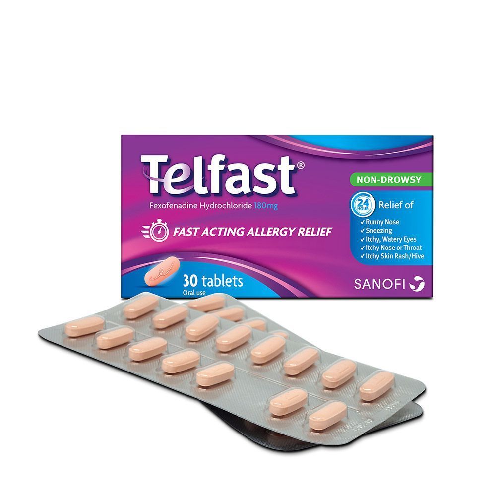 Telfast 180 mg Tablets 30&#039;s