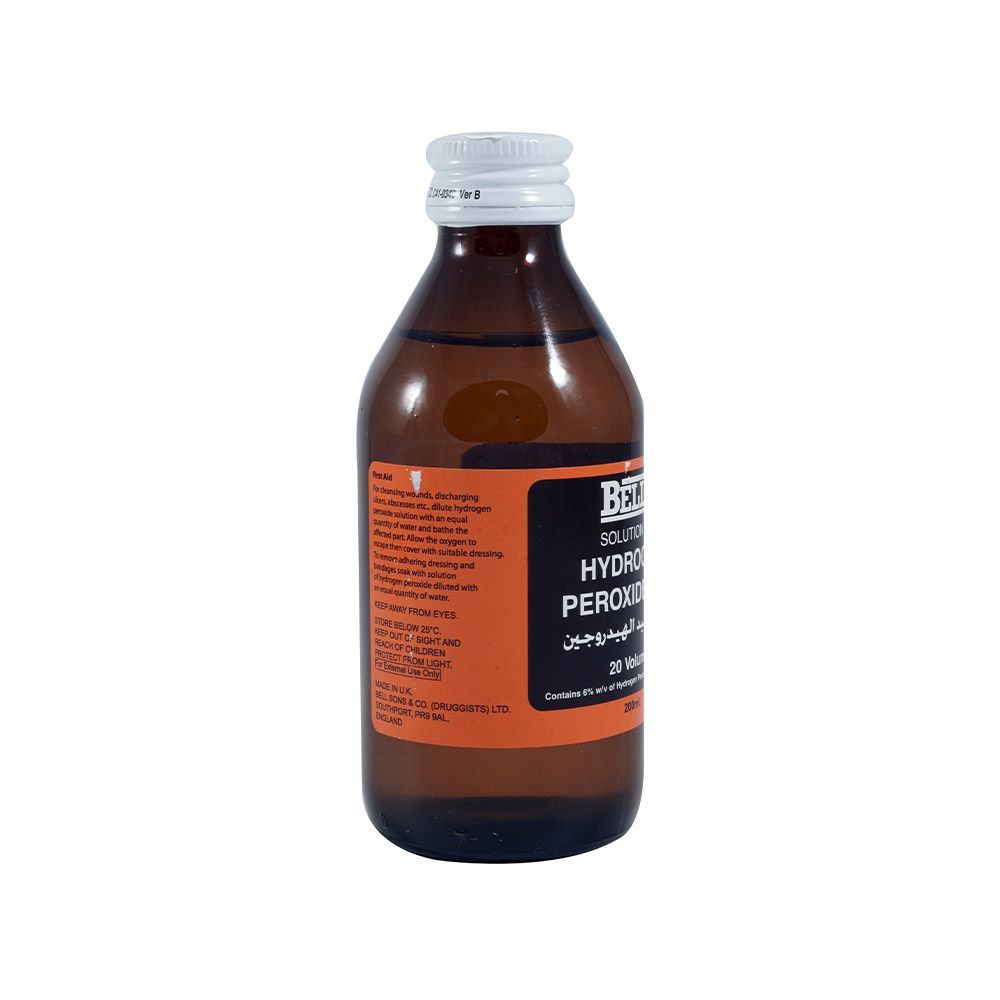 Bell&#039;s Hydrogen Peroxide B.P. Solution 200 mL