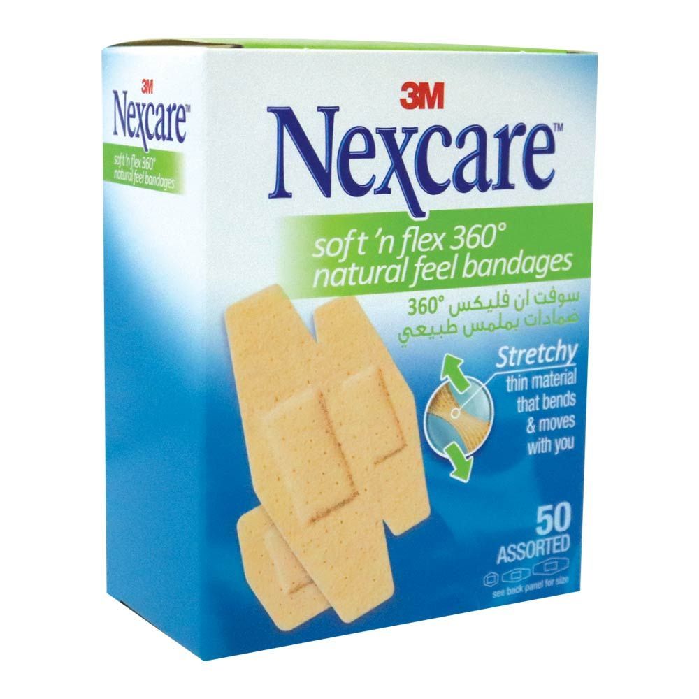 3M Nexcare Soft &#039;n flex Assorted Bandage 50&#039;s