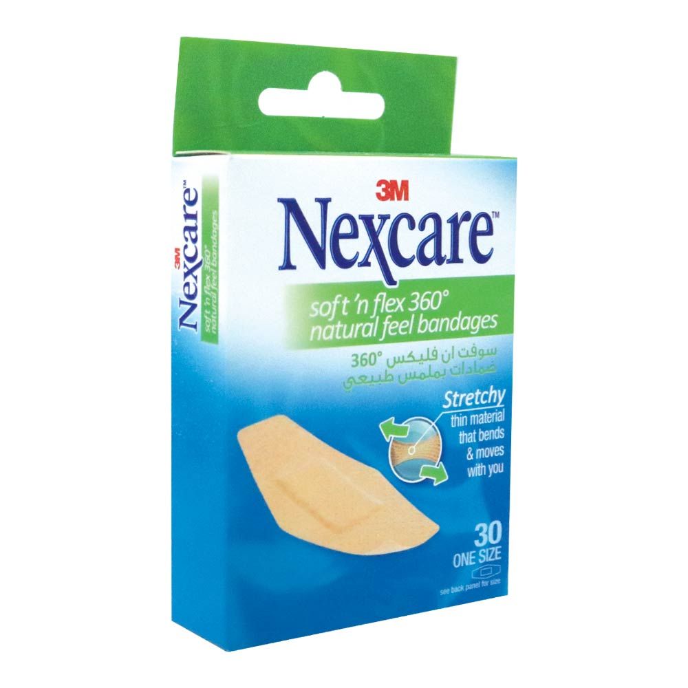 3M Nexcare Soft &#039;n Flex Bandage 572-30D 30&#039;s