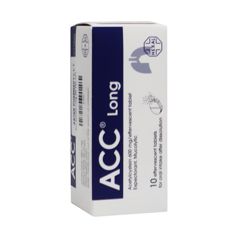 ACC Long 600 mg Effervescent Tablets 10&#039;s