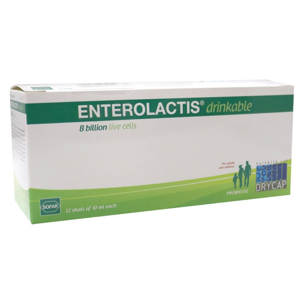 Enterolactis Drinkable DryCap 10 mL 12&#039;s