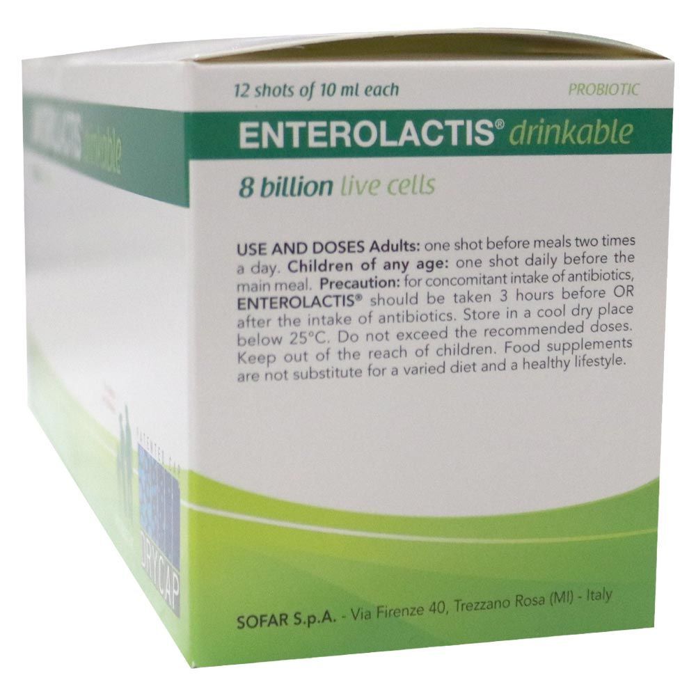 Enterolactis Drinkable DryCap 10 mL 12&#039;s