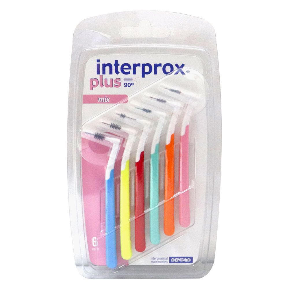 Dentaid Interprox Plus Mix Interproximal Toothbrushes 6&#039;s