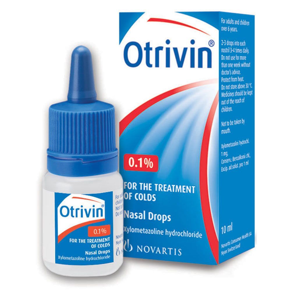 Otrivin Nasal Drops 0.1% 10 mL