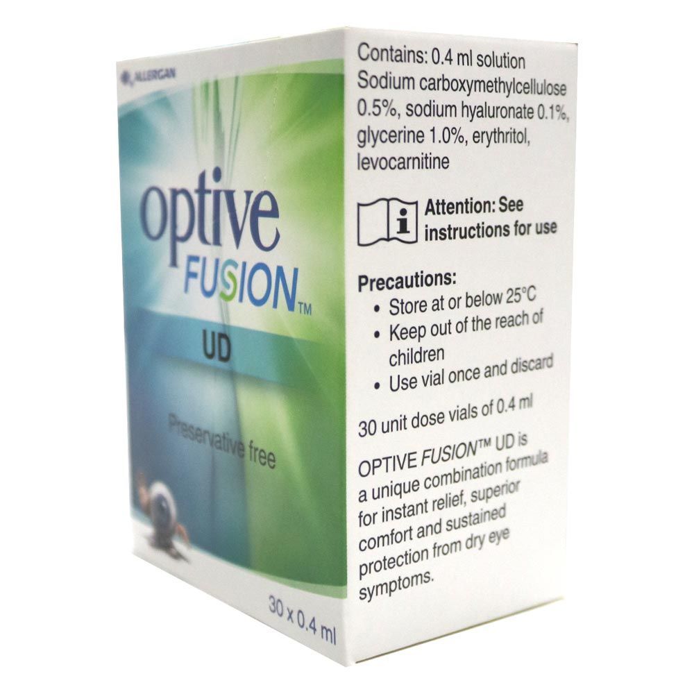 Optive Fusion UD Eye Drops 0.4 مل 30 قرص