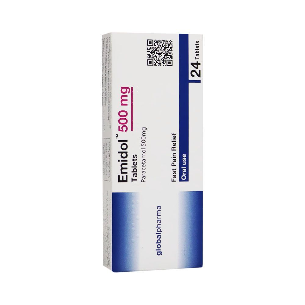 Emidol 500 mg Tablets 24&#039;s