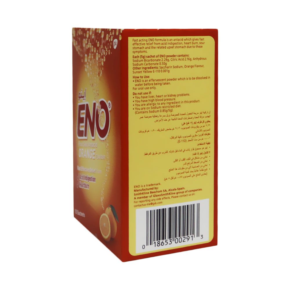 ENO Sachet Orange 5g, 10&#039;s