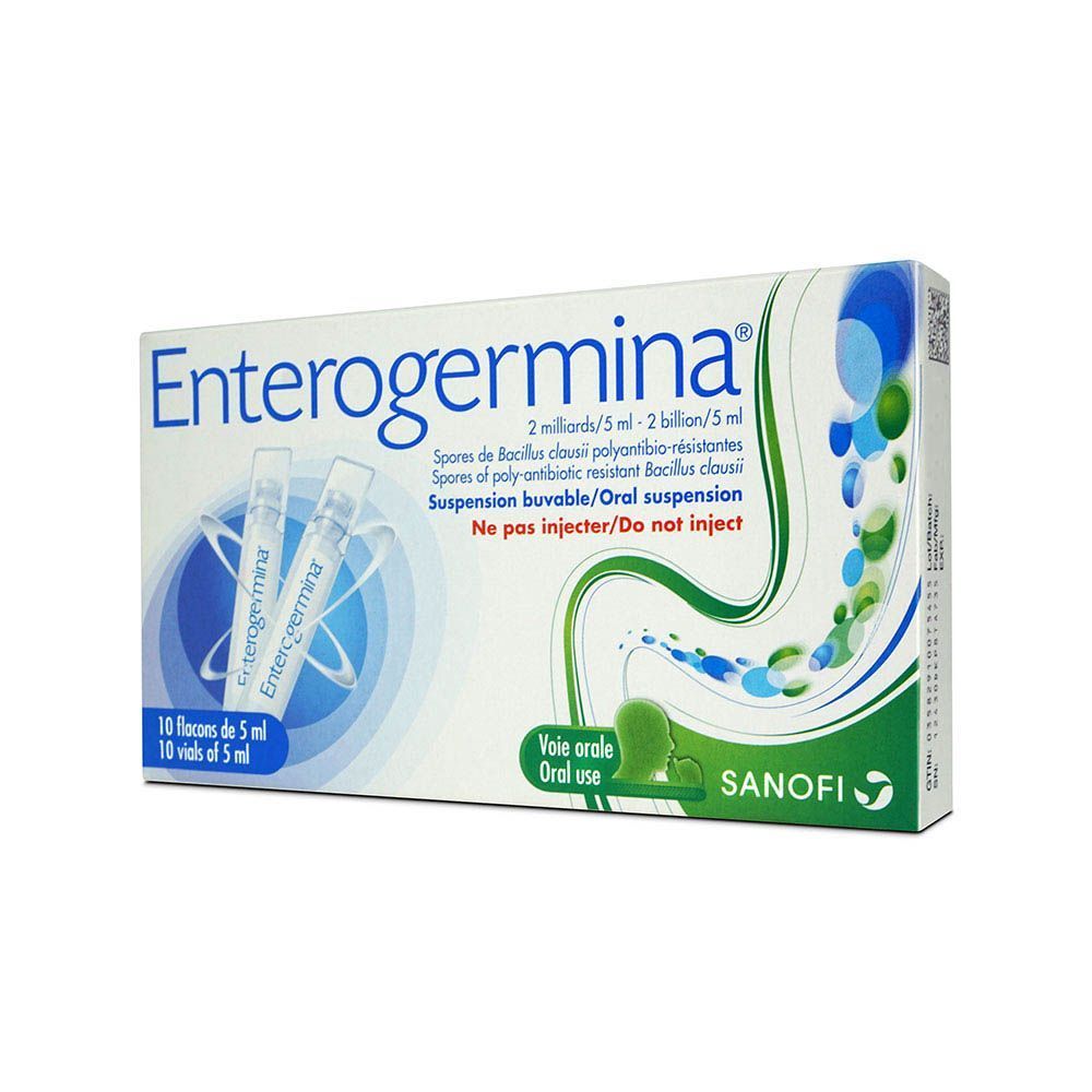 Enterogermina 2 Billion/5 mL Suspension Vials 10&#039;s