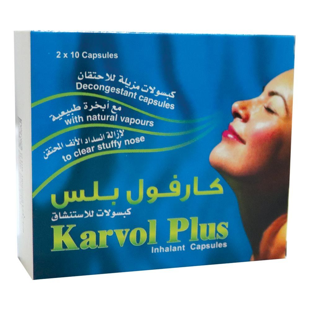 Karvol Plus Inhalant Capsules 20&#039;s