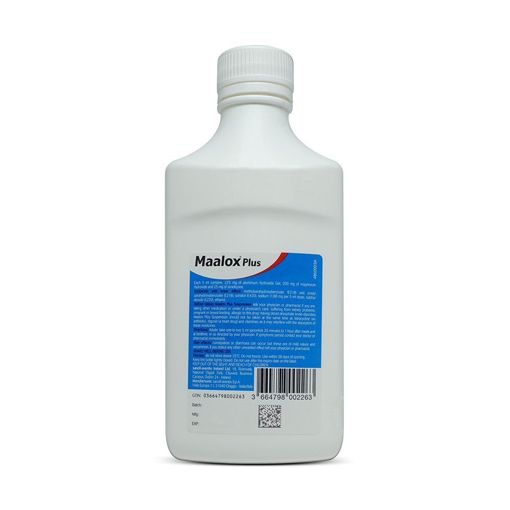 Maalox Plus Suspension 355 mL