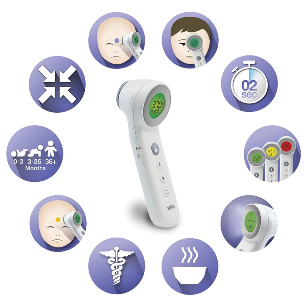 Braun BNT400 3-in-1 No Touch Thermometer