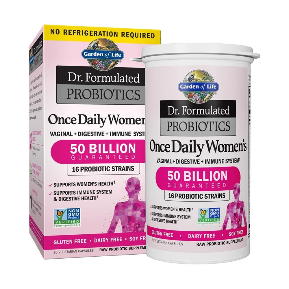 Garden Of Life Dr. Formulated Probiotics Once Daily Women&#039;s Shelf-Stable 50 Billion Vegetarian Capsules 30&#039;s