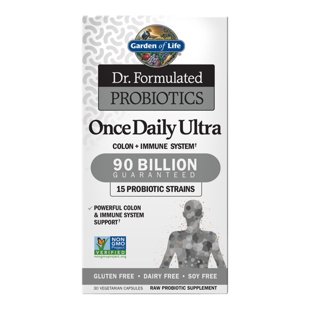 Garden Of Life Dr. Formulated Probiotics Once Daily Ultra 90 Billion Vegetarian Capsules 30&#039;s