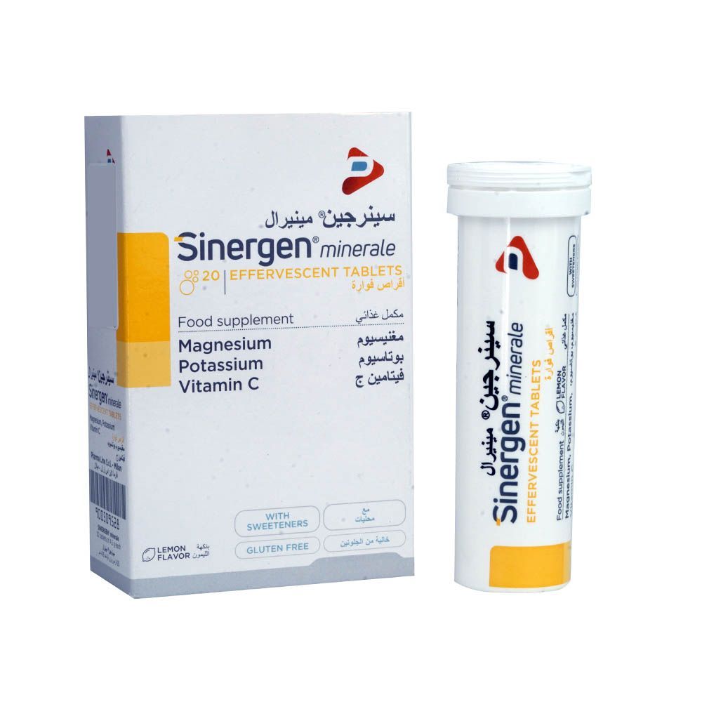 Sinergen Minerale Effervescent Tablets 20&#039;s