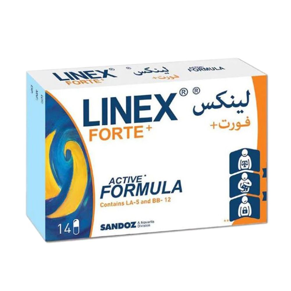 Linex Forte+ Capsules 14&#039;s