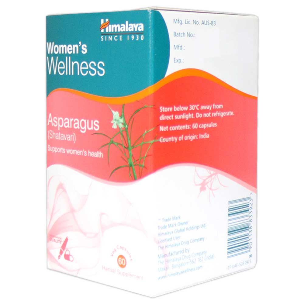 Himalaya Women&#039;s Wellness Asparagus Veg Capsules 60&#039;s