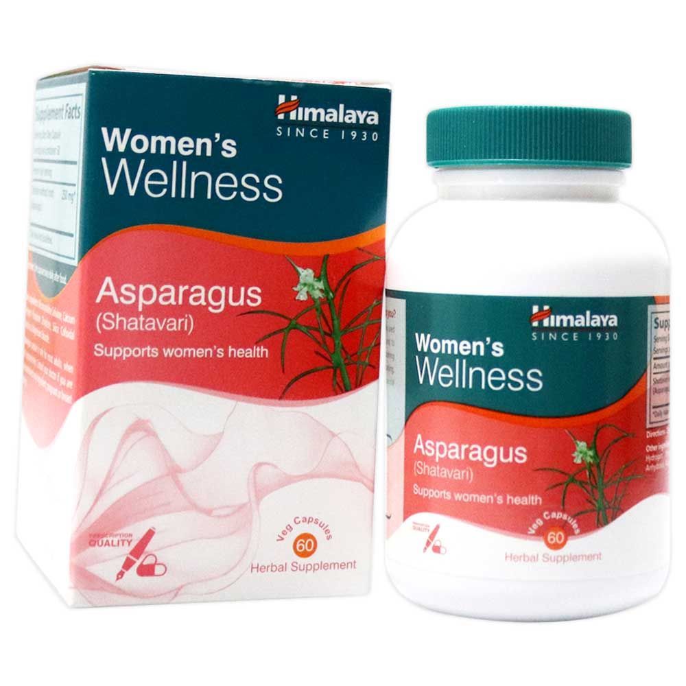 Himalaya Women&#039;s Wellness Asparagus Veg Capsules 60&#039;s