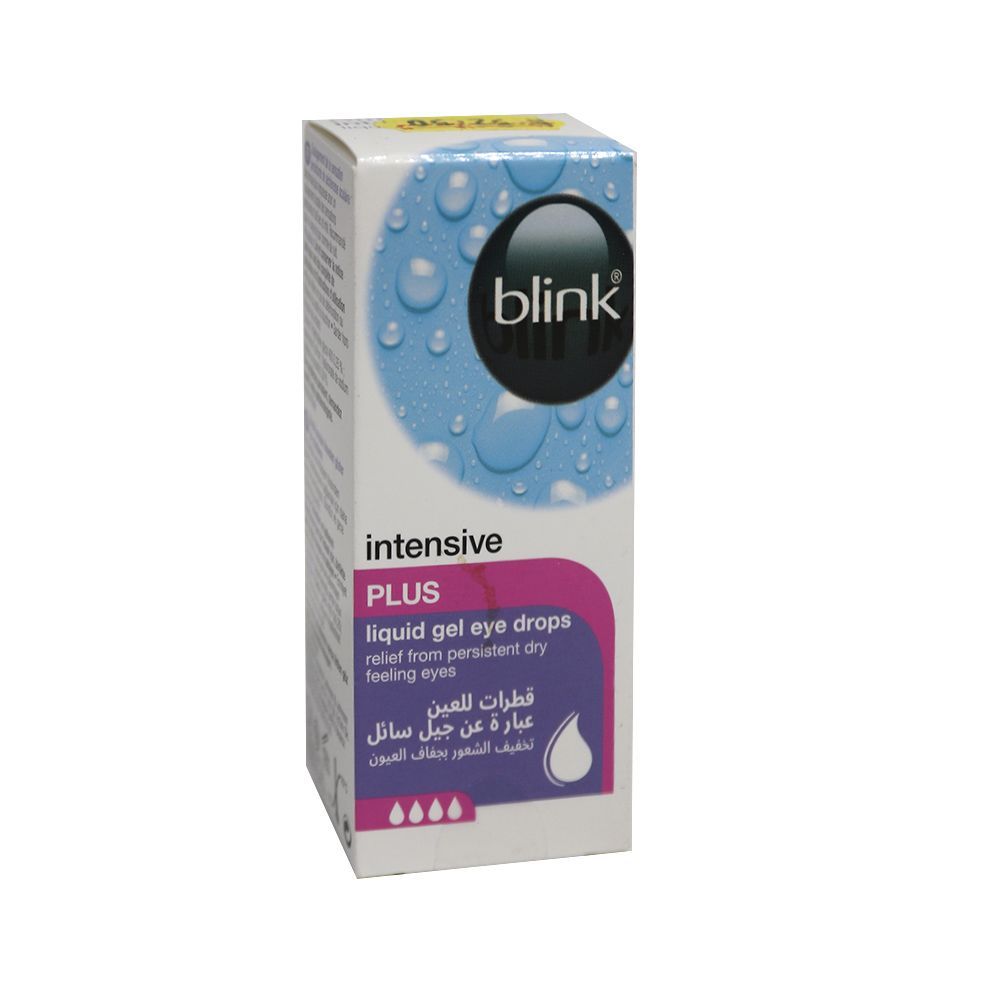 Blink Intensive Plus Liquid Gel Eye Drops 10 mL