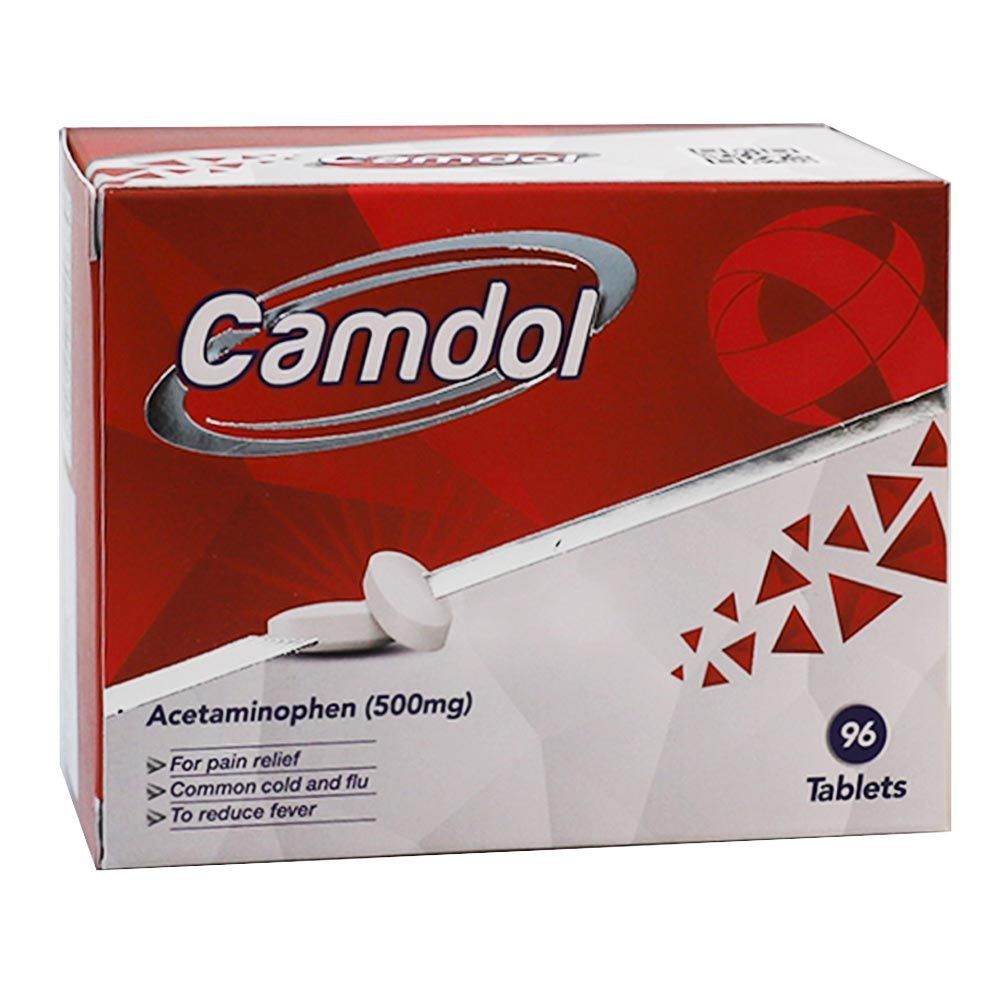 Camdol Acetaminophen 500 mg Tablets 96&#039;s