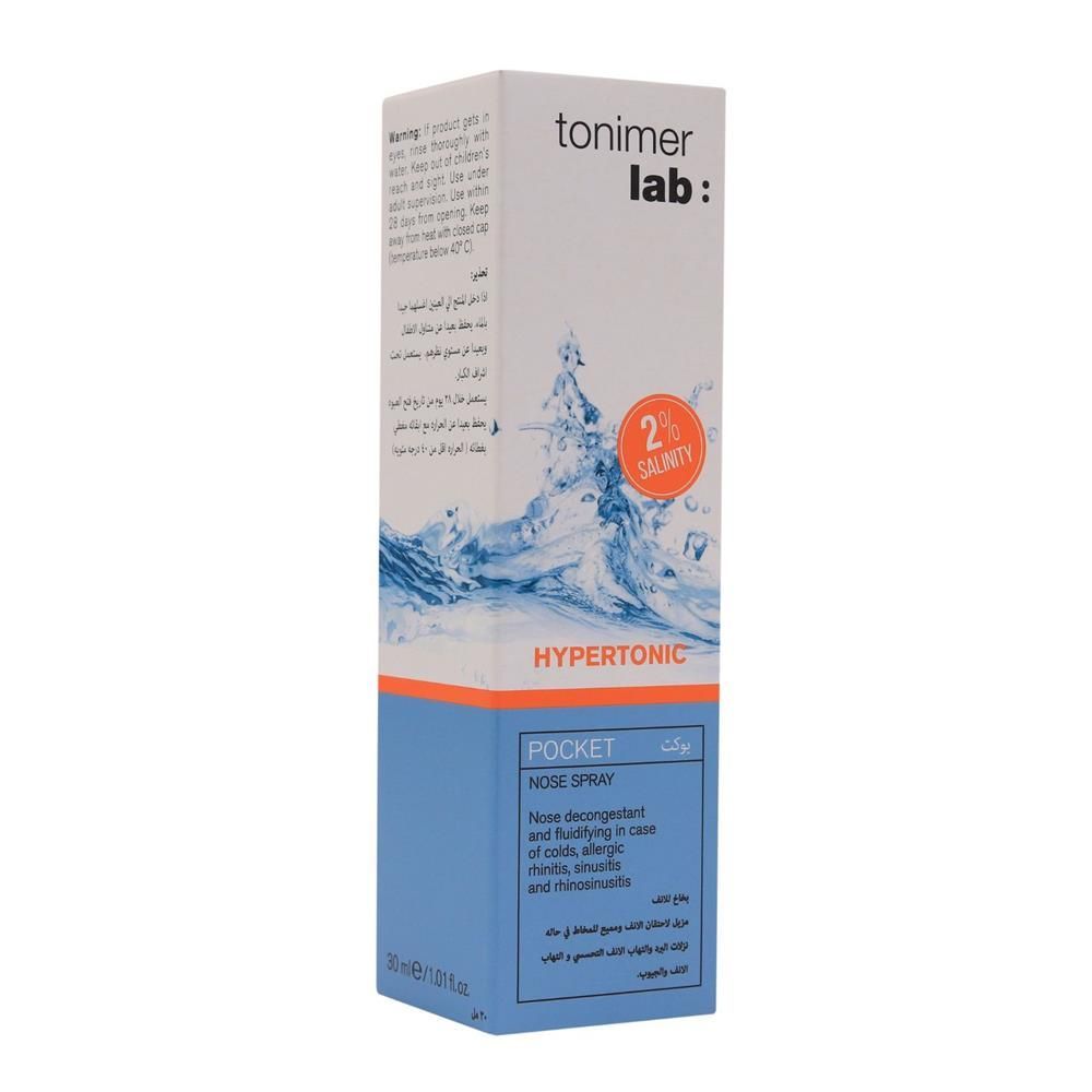 Tonimer Hypertonic Pocket Nasal Spray 30 mL