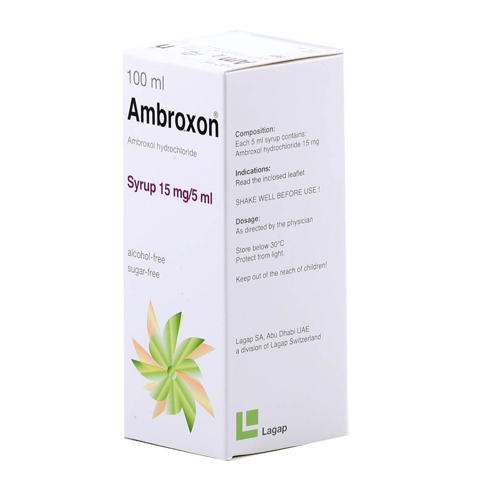 Ambroxon 15 mg/5 ml Syrup 100 mL