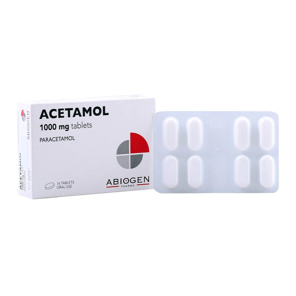 Acetamol 1000 mg Tablets 16&#039;s