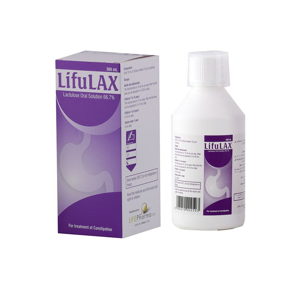 Lifulax Lactulose Oral Solution 300 mL