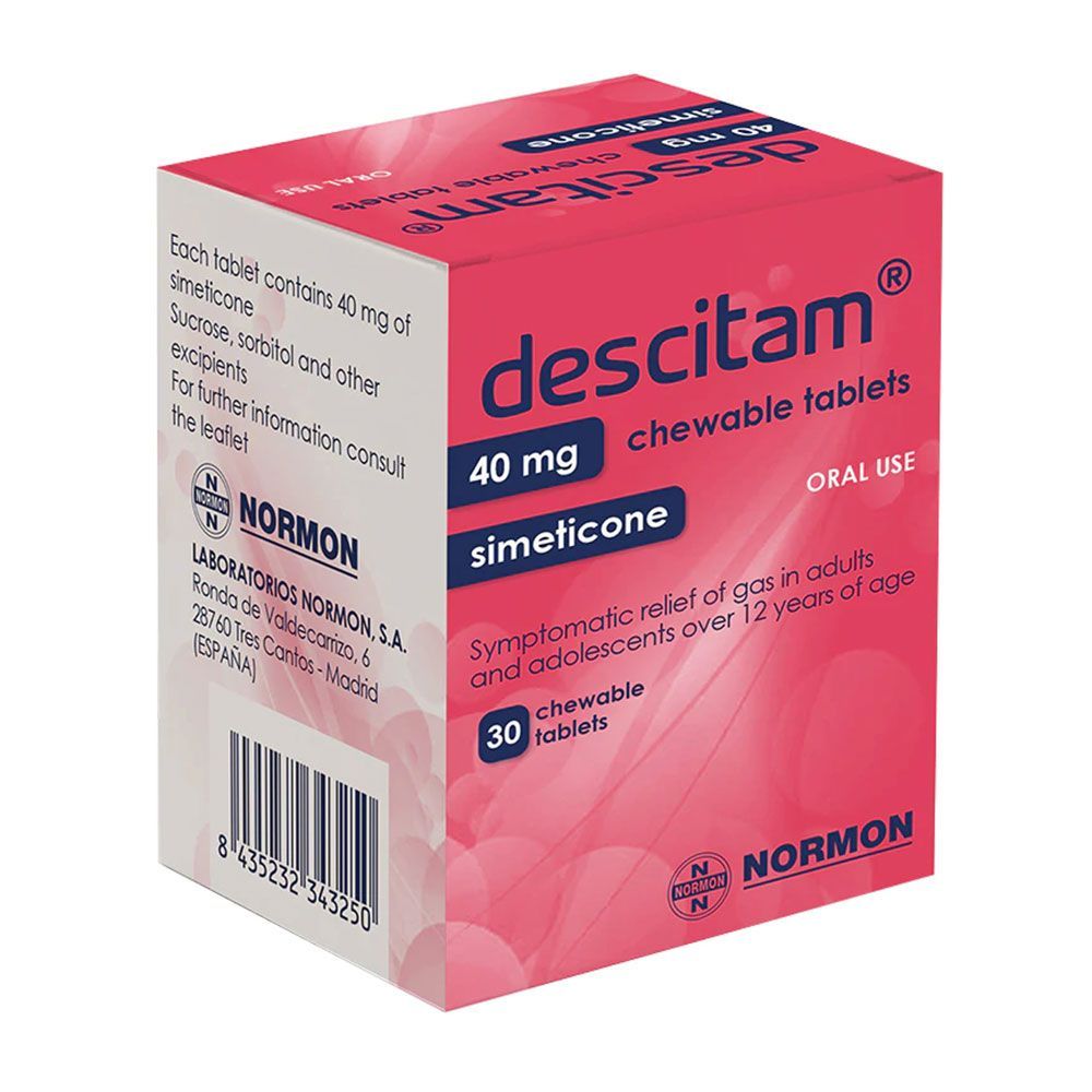 Descitam 40 mg Chewable Tablet 30&#039;s