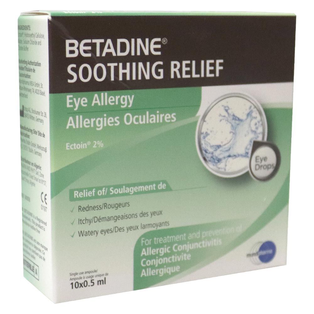 Betadine Soothing Relief Eye Allergy 0.5 mL 10&#039;s