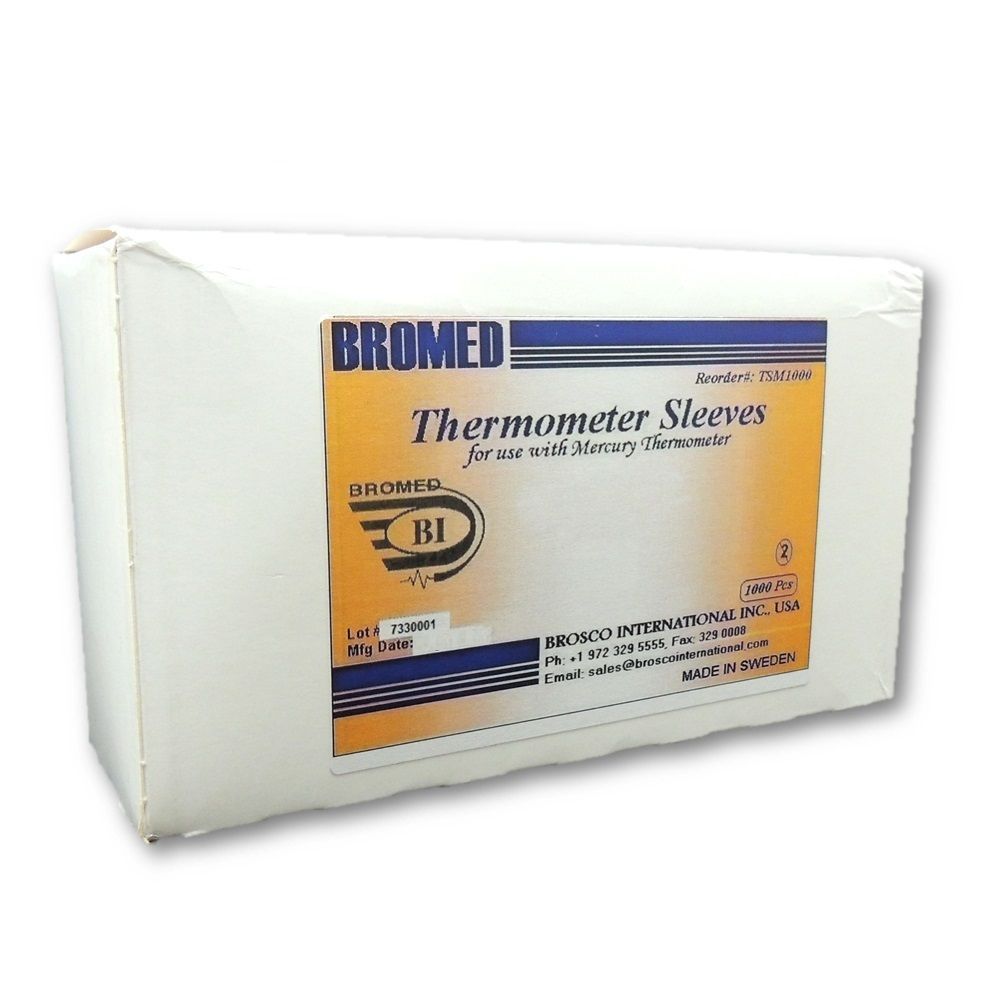 Bromed Thermometer Sleeves 1000&#039;s