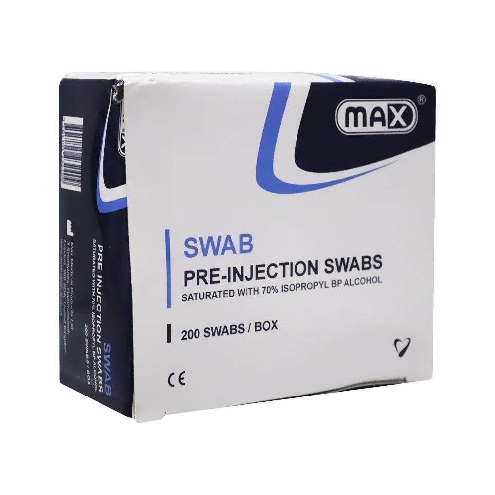 Max Alcohol Swab 200&#039;s