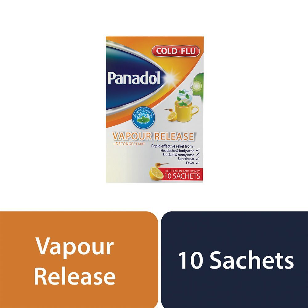 Panadol Hot Lemon &amp; Honey Sachets 10&#039;s