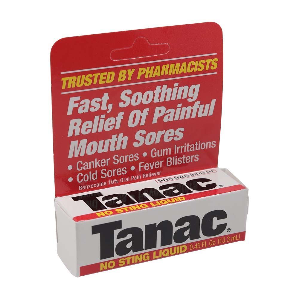 Tanac No Sting Mouth Sores Liquid 13.3 mL