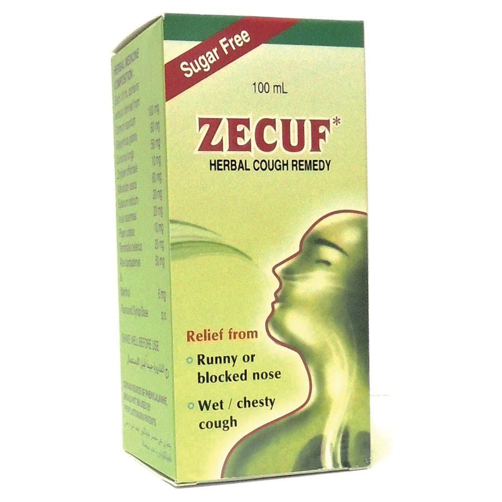 Zecuf Sugar Free Cough Syrup 100 mL