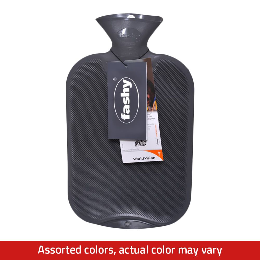 Fashy Hot Water Bag Single Ribbed Trendy Colors 2.0 L