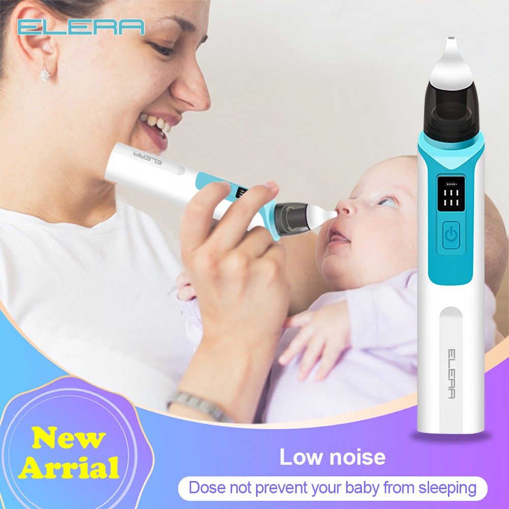 New Rechargeable Baby Nose Cleaner Silicone Adjustable Suction Baby Nasal Aspirator Health Safety Comfortable Low Noise