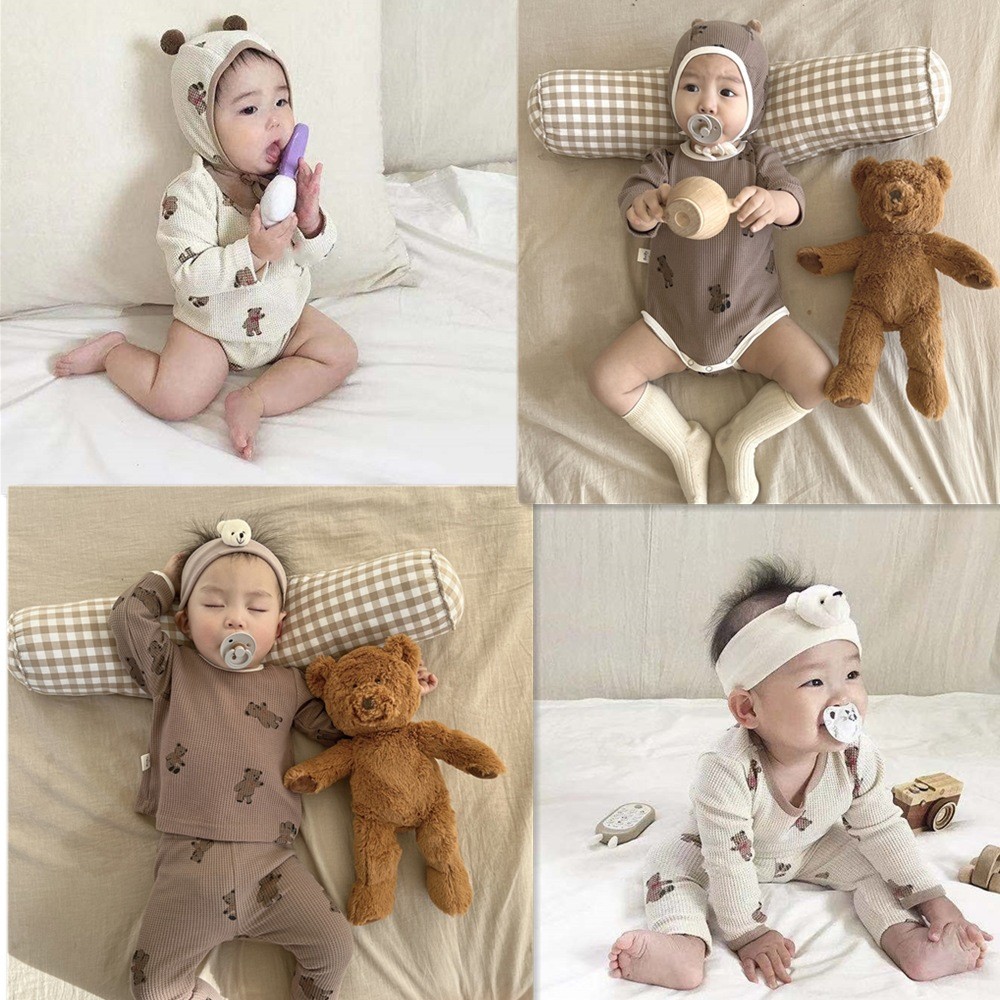 2022 Spring Baby Rompers Short Sleeve Flower Collar Rompers Hooded Rompers Girls Jumpsuit Girls Clothes