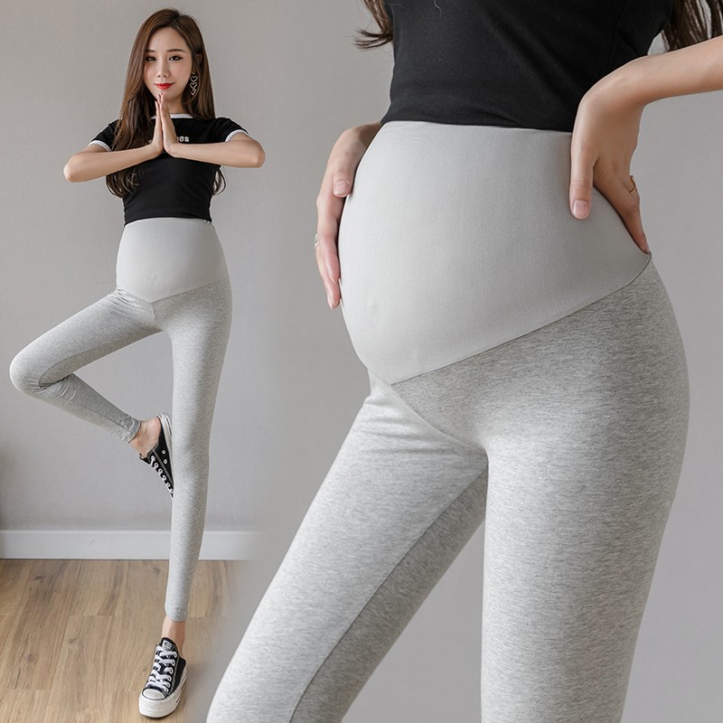 Maternity Yoga Pants Cotton Casual Slim Fit Maternity Clothes For Pregnant Women High Waist Belly Summer 5646