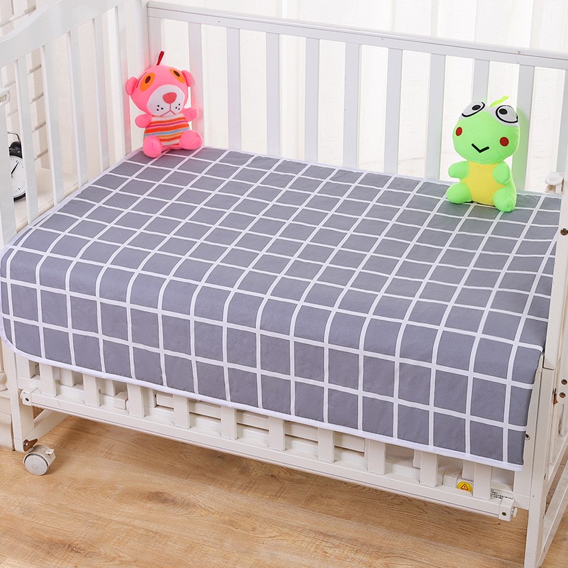 Waterproof Bed Sheet Baby Urine Changing Mat Cotton Reusable Infant Changing Diaper Mattress Cover Washable Newborn Crib Nappy Mattress