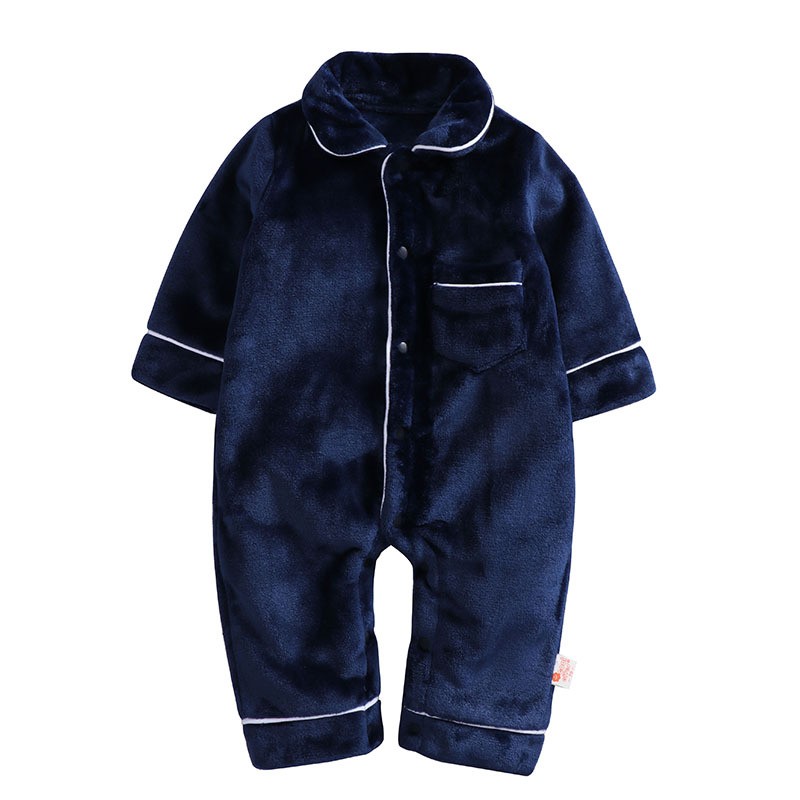 New Winter Boys Clothes Rompers Baby One-piece Suit Baby Clothes Home Clothes