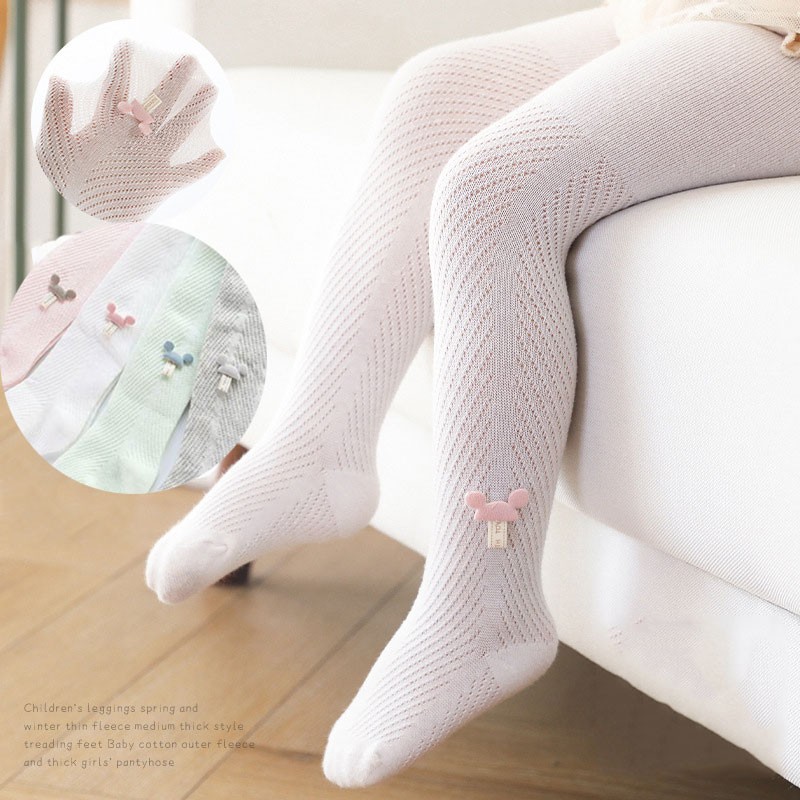 Summer Kids Socks 2022 PP Stockings Girls Mesh Socks Kids Cartoon Fishnet Tights Baby Stuff Baby Leggings