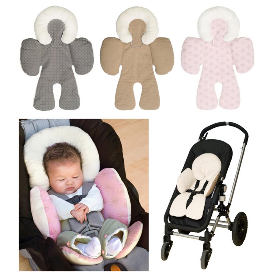 Baby Stroller Cushion Car Seat Carriage Accessories Thermal Pad Liner Children Shoulder Strap Belt Neck Cover Protection