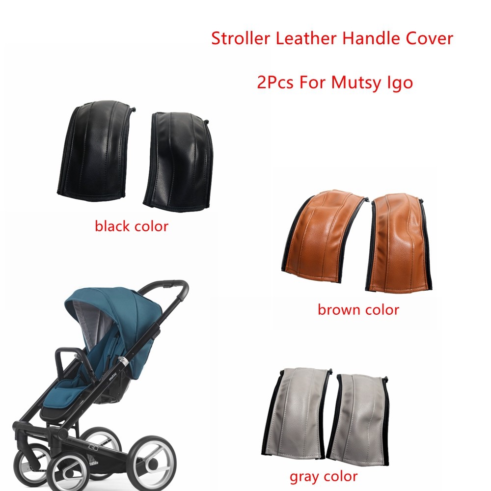 PU Leather Armrest Cover For Mutsy iGO Handle Bumper Sleeve Case Bar Protective Cover Baby Stroller Stroller Accessories