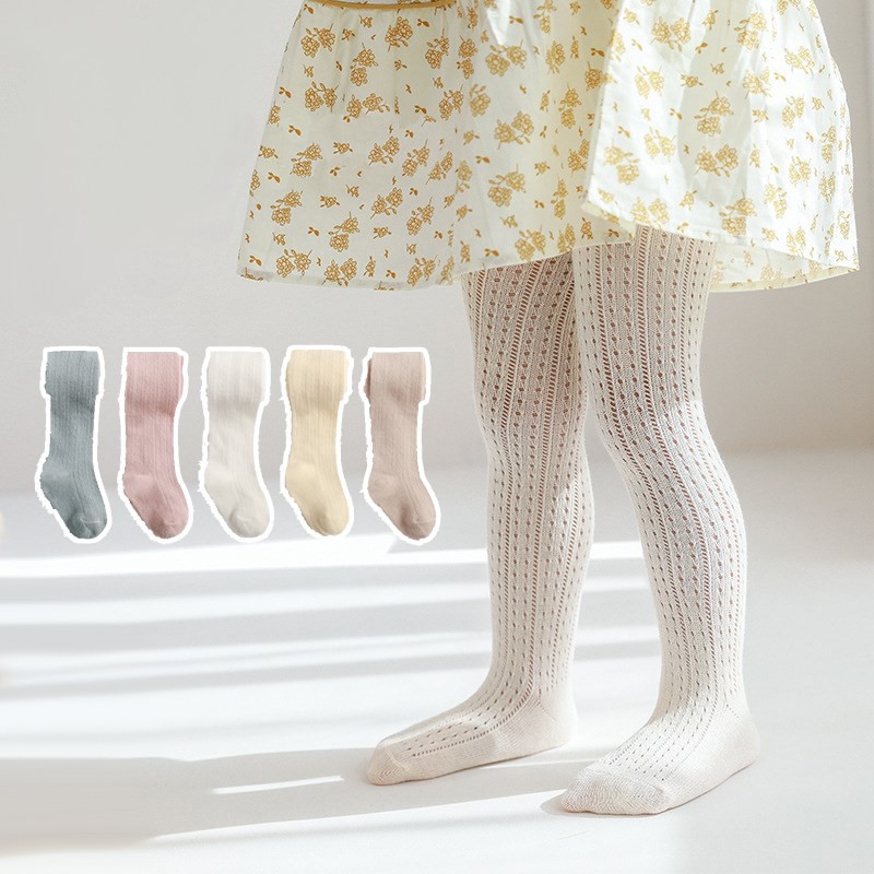 Spain Baby Girls Socks Baby Pantyhose Toddler Hollow Ribbed Baby Pantyhose Baby Pantyhose Spring Summer 2022