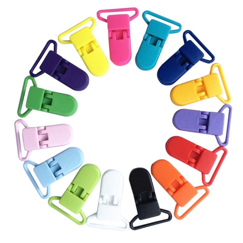 10pcs Baby Plastic Pacifier Clip Holder Soother Mam Baby Doll