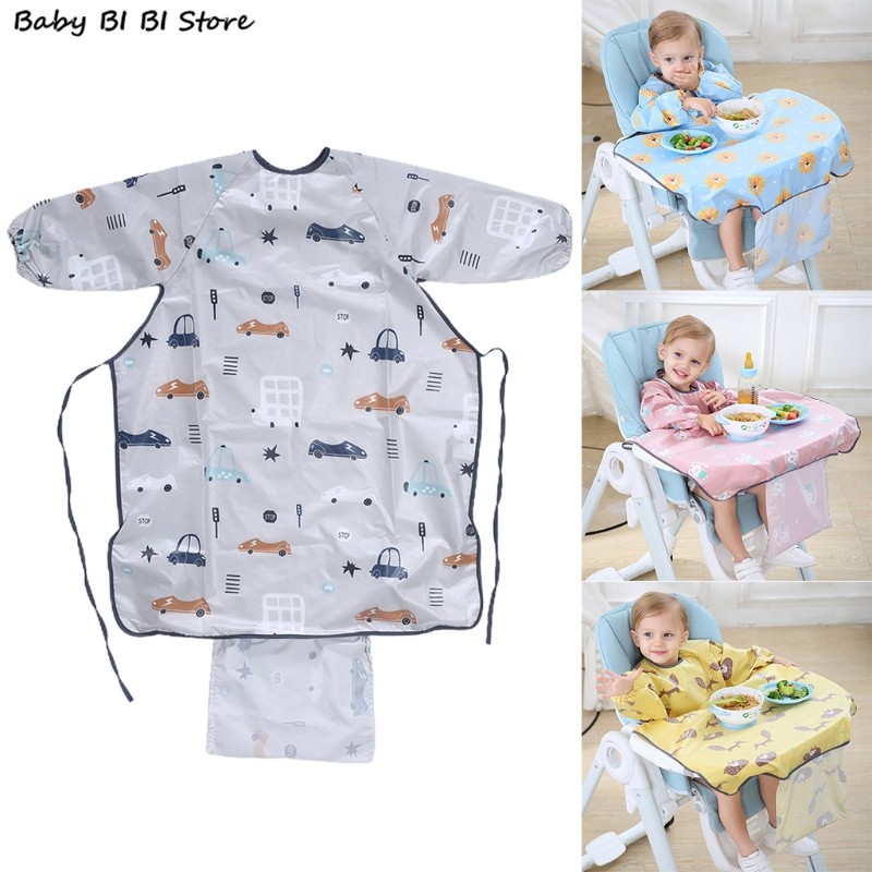 1pc Newborn Bib Table Cover Baby Dining Chair Gown Waterproof Saliva Burp Towel Apron Food Feeding Accessories